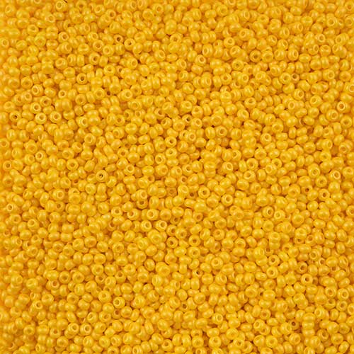 Czech Seed Beads - 10/0 - Permalux Dark Yellow (250g)