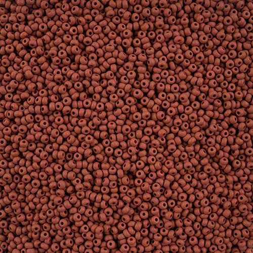 Czech Seed Beads - 10/0 - Permalux Brown Matte (250g)