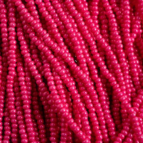 Czech - 10/0 Seed Beads - Terra Intensive Rose (500g Strung)