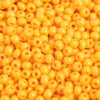 Czech Seed Beads - 8/0 - Opaque Light Orange (500g)