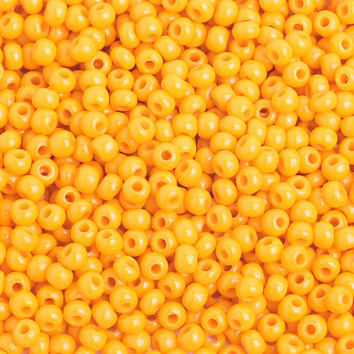 Czech Seed Beads - 8/0 - Light Opaque Orange (500g)