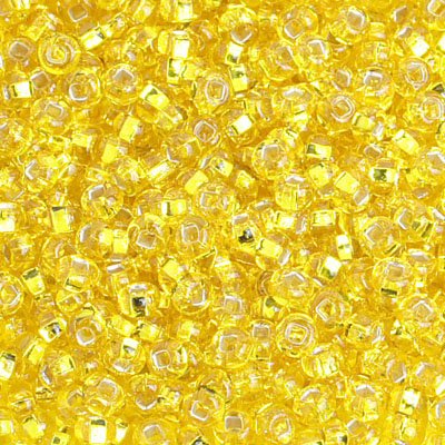 Czech Seed Beads - 8/0 - Silver Lined Yellow (500g)