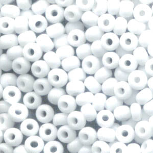 Czech Seed Beads - 8/0 - Opaque White (500g)