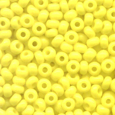 Czech Seed Beads - 8/0 - Opaque Yellow (500g)