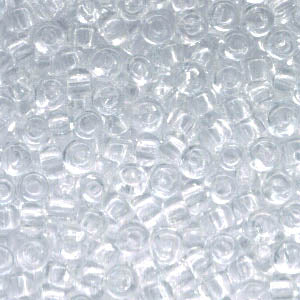 Czech Seed Beads - 8/0 - Transparent Crystal (500g)