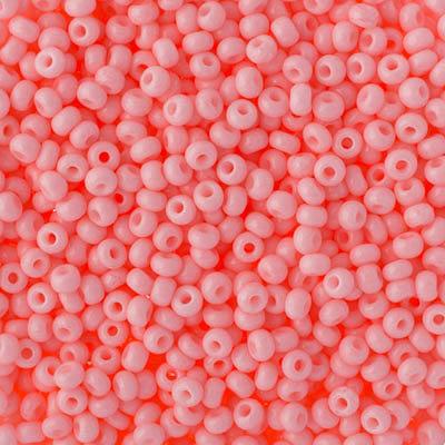 Czech Seed Beads - 8/0 - Dyed Chalk Pink Solgel (500g)