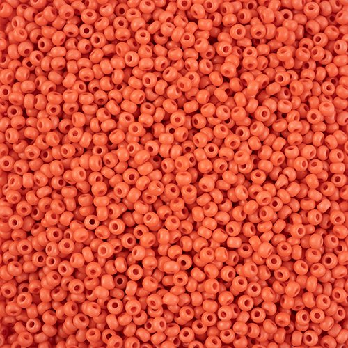 Czech Seed Beads - 8/0 - Terra Intensive Orange Matte (500g)