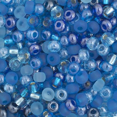 Czech Seed Beads - 6/0 - Water Mix (500g)