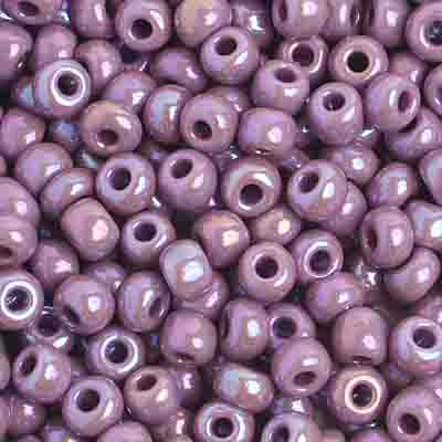 Czech Seed Beads - 6/0 - Opaque Mauve AB (500g)