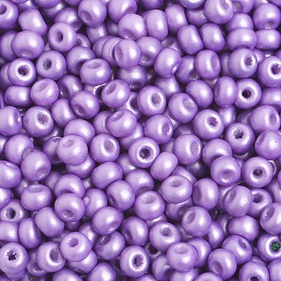Czech Seed Beads - 6/0 - Opaque Shiny Violet (500g)
