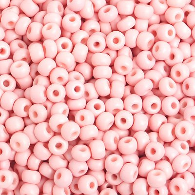 Czech Seed Beads - 6/0 - Matte Opaque Light Pink (500g)