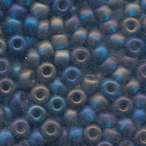 Czech Seed Beads - 6/0 - Blue Silver Lined Matte AB (500g)