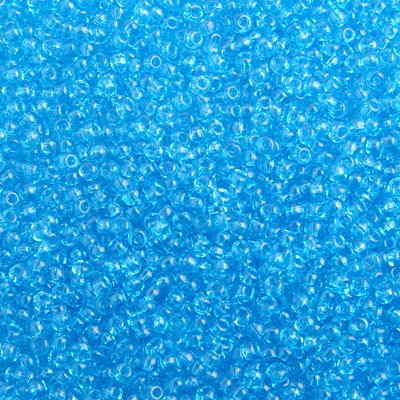 Czech Seed Beads - 6/0 - Transparent Medium Aqua (500g)