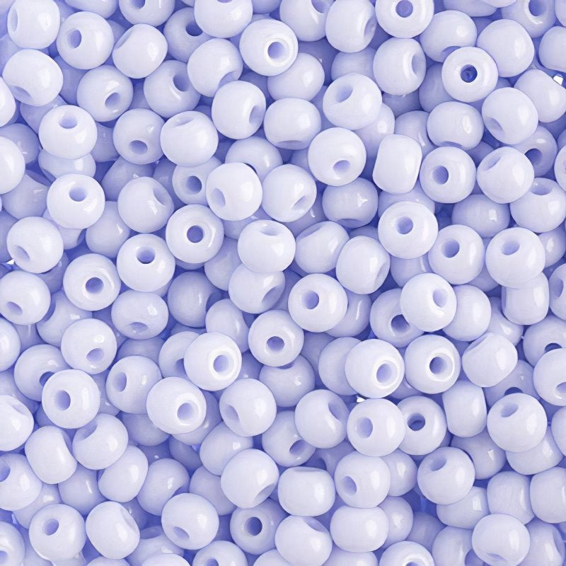 Czech Seed Beads - 6/0 - Opaque Natural Lilac (500g)