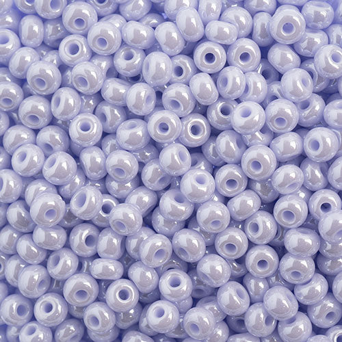 Czech Seed Beads - 6/0 - Opaque Natural Lilac Luster (500g)