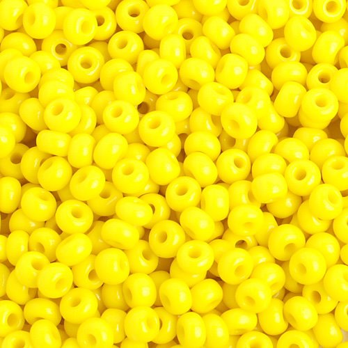 Czech Seed Beads - 6/0 - Lemon Yellow (500g)
