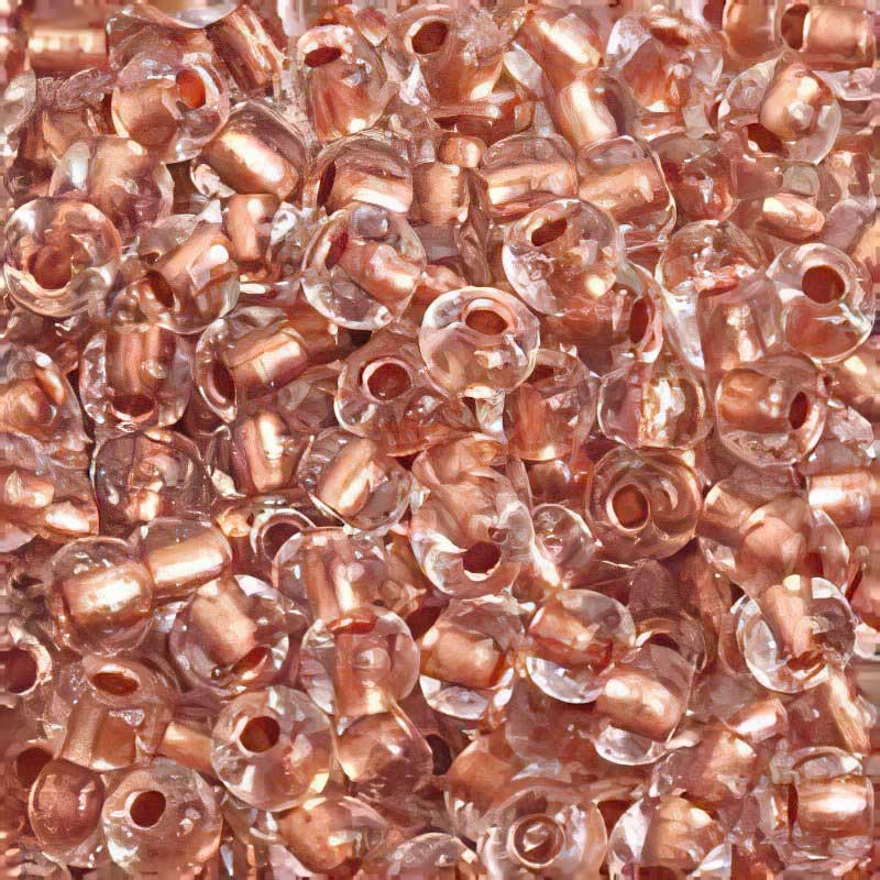 Czech Seed Beads - 6/0 - Crystal Copperlined (500g)