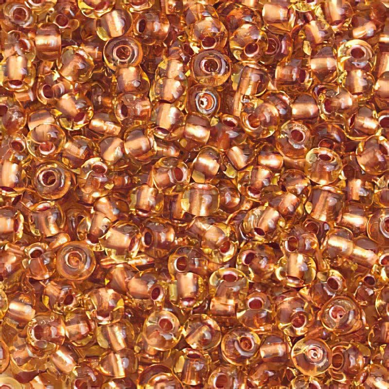 Czech Seed Beads - 6/0 - Copperlined Topaz (500g)