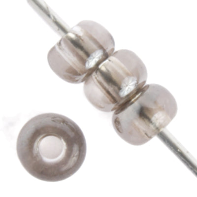 Czech Seed Beads - 6/0 - Transparent Crystal Chrome Half Coat (100g)