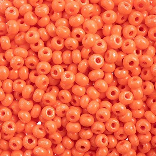 Czech Seed Beads - 6/0 - Terra Intensive Orange (500g)