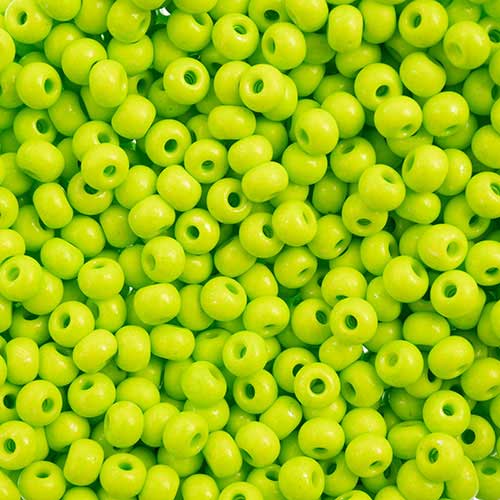 Czech Seed Beads - 6/0 - Terra Intensive Light Green (500g)