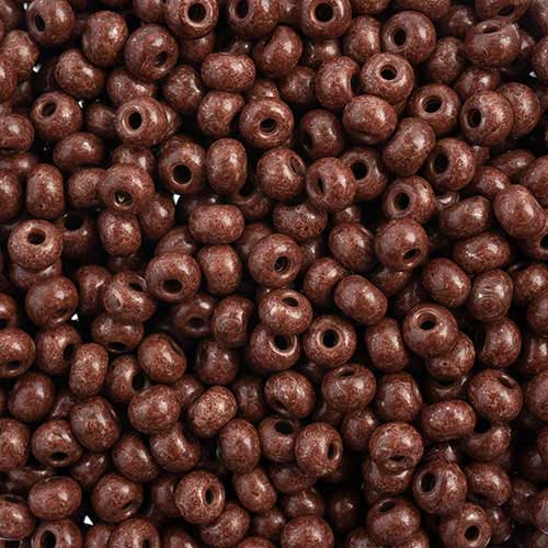 Czech Seed Beads - 6/0 - Terra Intensive Dark Brown (500g)