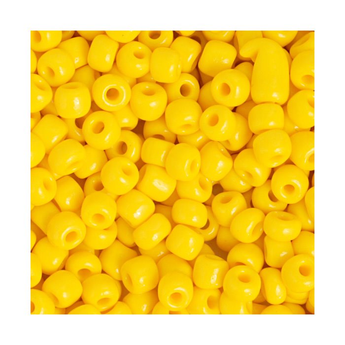 Czech - 2/0 Seed Beads - Opaque Yellow (500g)
