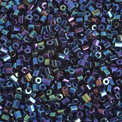 Czech Seed Beads Cut - 8/0 - Opaque Blue Iris (500g)