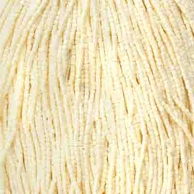Czech - 10/0 2-cut Seed Beads - Eggshell (500g Strung)