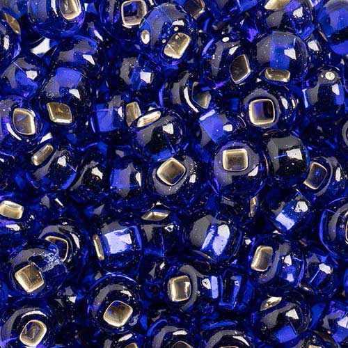Czech - 32/0 Seed bead - Silver Lined Transparent Sapphire (250g)