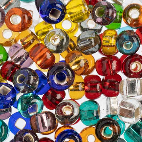 Czech - 32/0 - Seed bead - Silver Lined Multi Mix (250g)