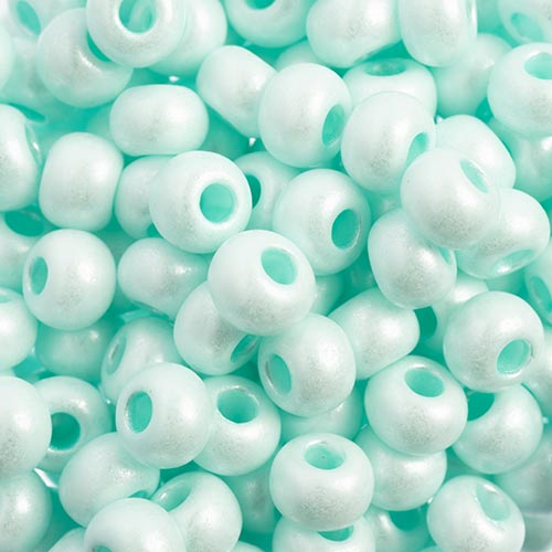 Czech - 32/0 Seed bead - Mint Green Terra (250g)