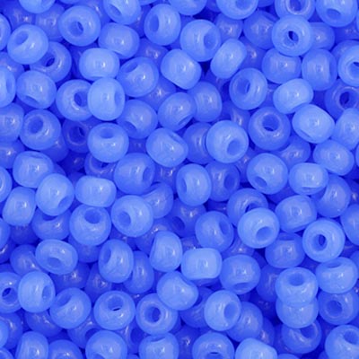 Czech - 11/0 Seed bead - Opaque Oily Blue (250g)