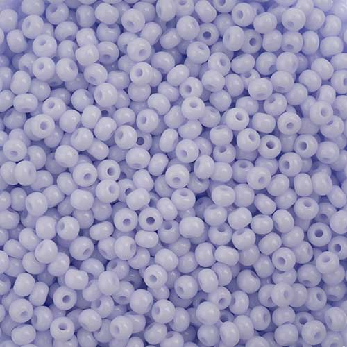 Czech Seed Beads - 11/0 - Opaque Natural Lilac (23g)