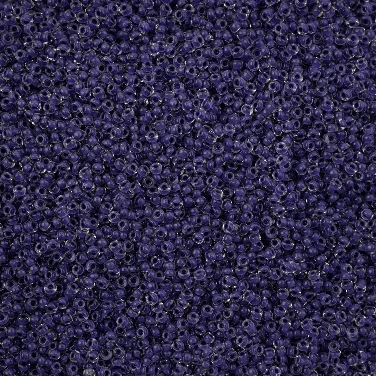 Czech Seed Beads - 11/0 - Crystal Color Lined Terra Intensive Purple (250g)