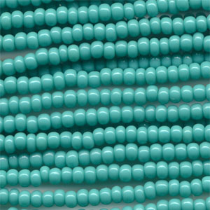 Czech Seed Beads - 11/0 - Opaque Turquoise (hank)