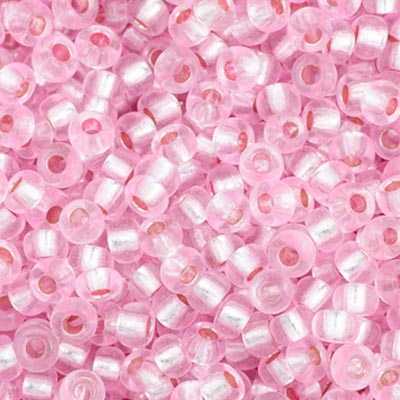 Czech - 11/0 Seed bead - Silver Lined Pink Dyed (250g)