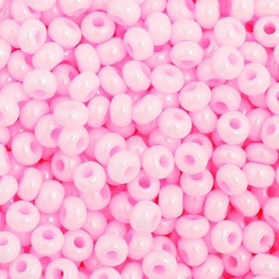 Czech - 11/0 Seed bead - Opaque Pink Dyed (250g)