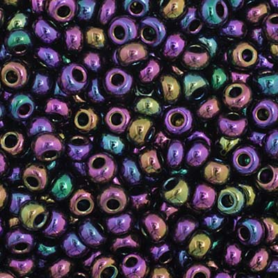 Czech Seed Beads - 11/0 - Opaque Purple AB (23g)