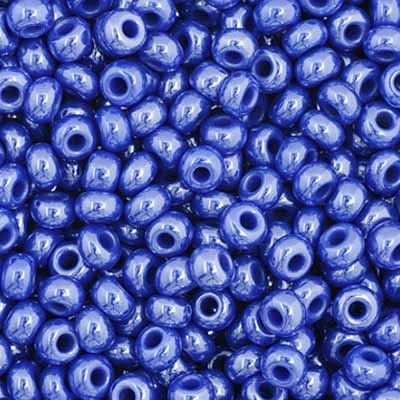 Czech - 11/0 Seed bead - Opaque Royal Blue Luster (250g)