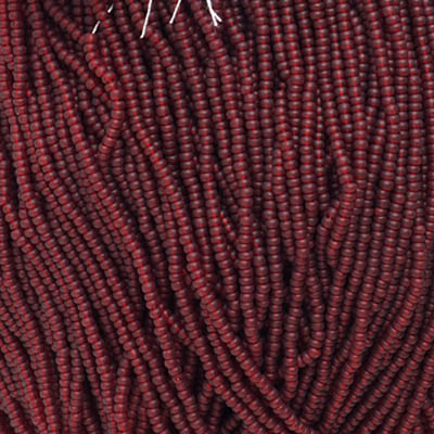 Czech - 11/0 Seed bead - Transparent Garnet Matte (500g Strung)