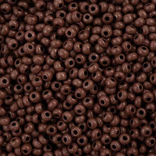 Czech Seed Beads - 11/0 - Terra Intensive Dark Brown (23g)