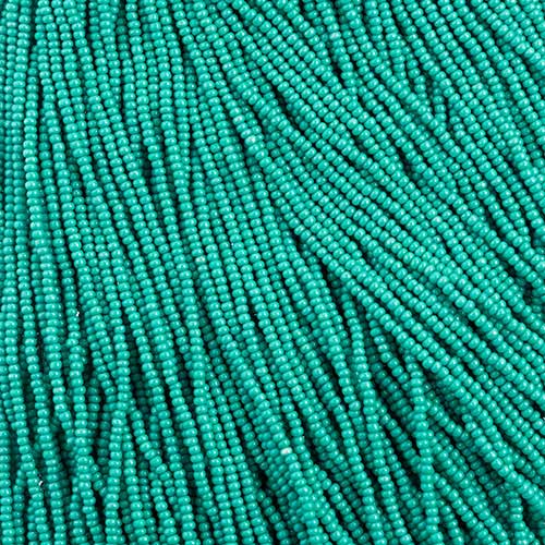 Czech - 11/0 Seed bead - Terra Intensive Dark Green (500g Strung)