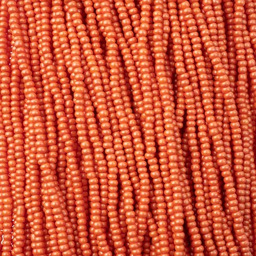 Czech Seed Beads - 11/0 - Permalux Orange (250g Strung)