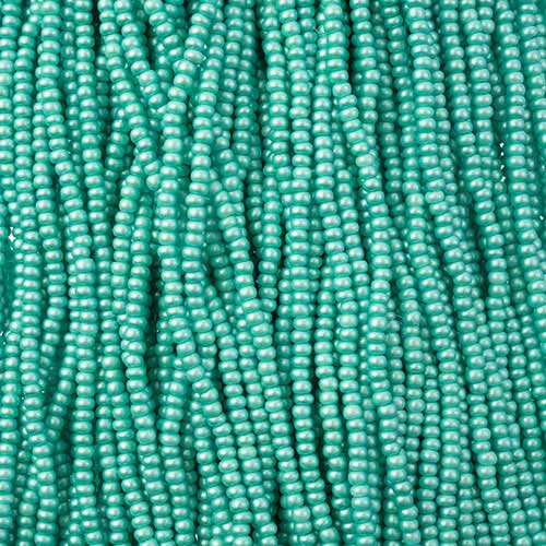 Czech Seed Beads - 11/0 - Permalux Mint (250g Strung)