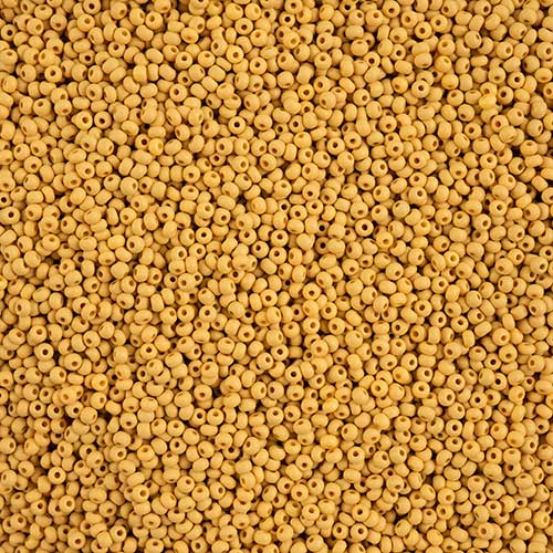 Czech Seed Beads - 11/0 - Permalux Yellow-Brown Matte (Tube)
