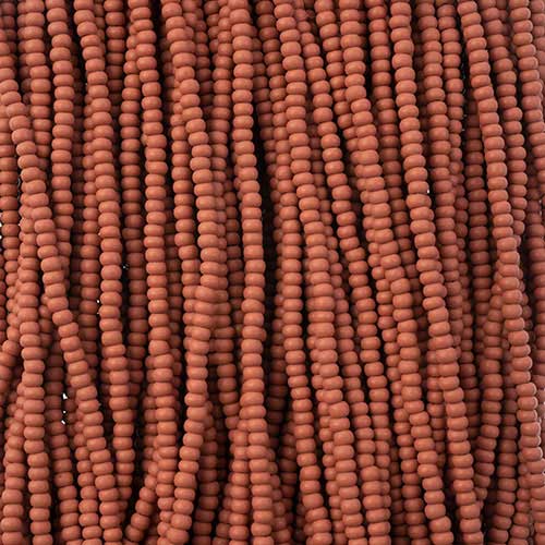 Czech Seed Beads - 11/0 - Permalux Brown Matte (250g Strung)