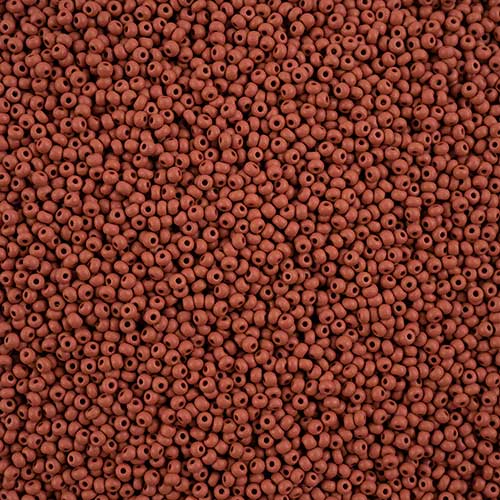 Czech Seed Beads - 11/0 - Permalux Brown Matte (Tube)