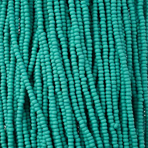 Czech Seed Beads - 11/0 - Permalux Sea Green Matte (250g Strung)