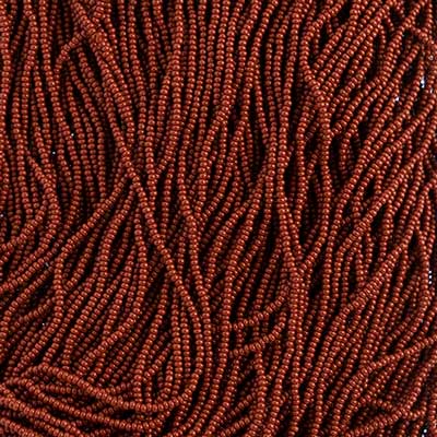 Czech - 12/0 Seed Bead - Opaque Light Brown (500g Strung)
